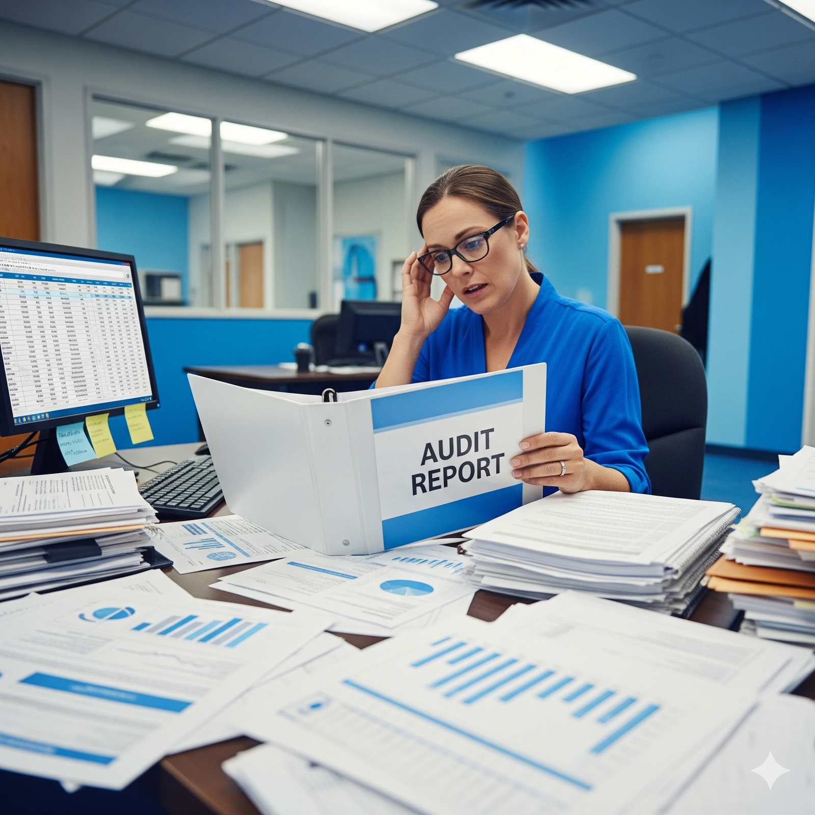 School administrator paperwork